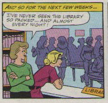 Librarians are please with increased patron activity.